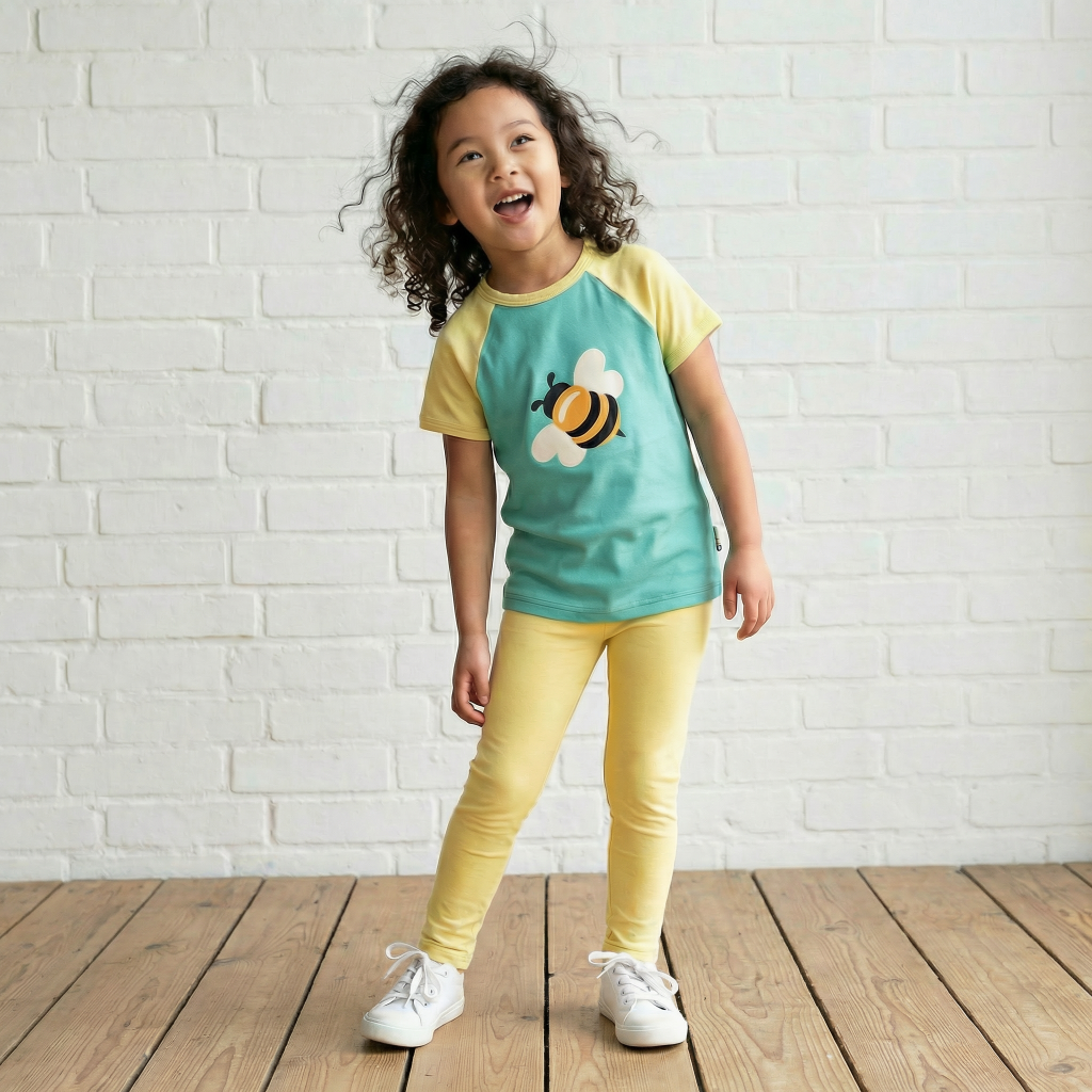 biologische kinder t shirts kleurrijk scandinavische kinderkleding