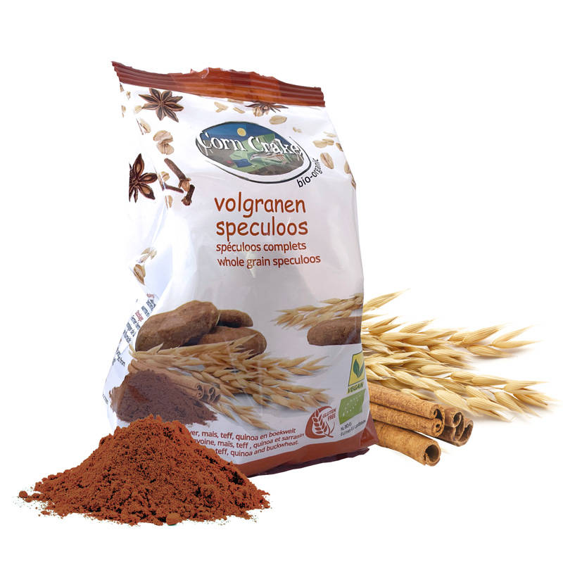 Bio vegan & glutenvrije volgranen speculoos – Corn Crake