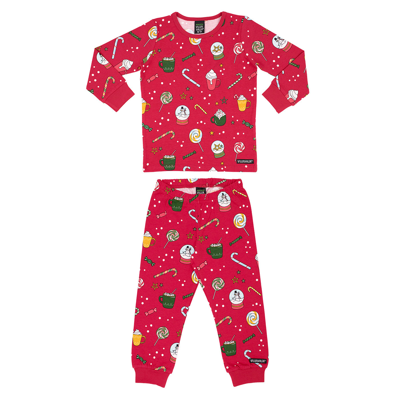 Pyjamas LS Winter Magic Rosehip - Villervalla