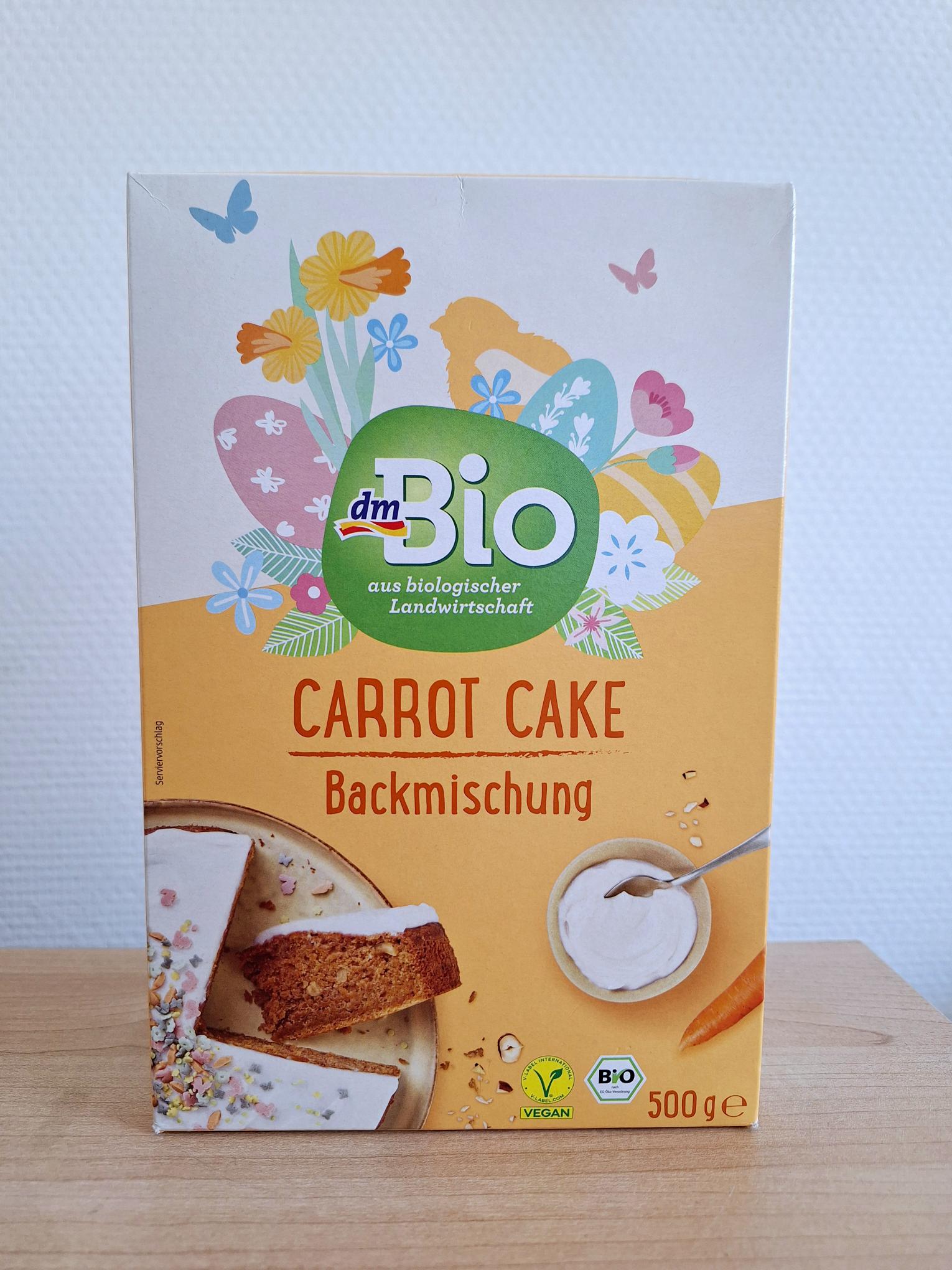 Worteltaart bakmix 500 g – DM Bio