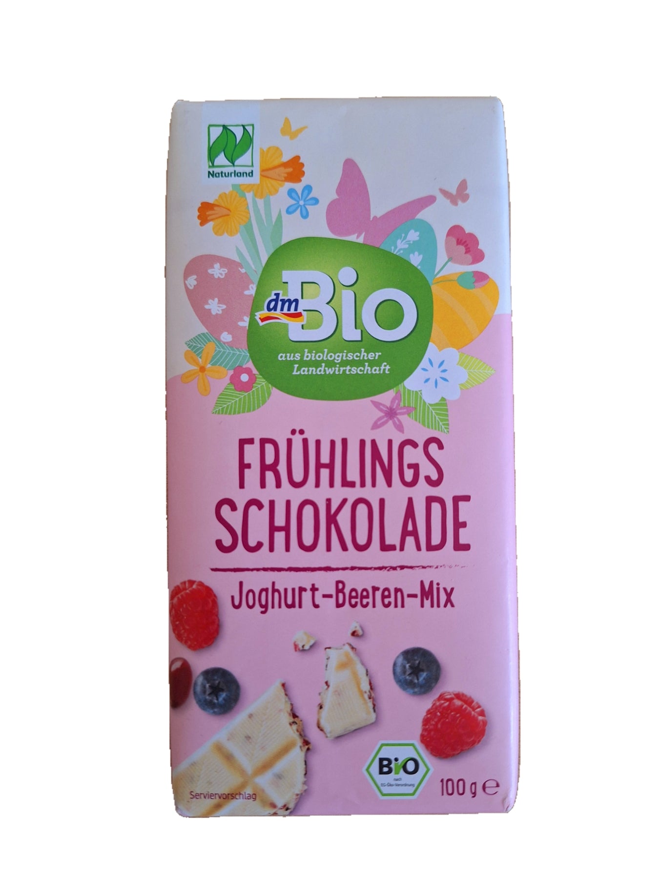 Lente Chocolade Yoghurt Bessen Mix 100 g – DM Bio