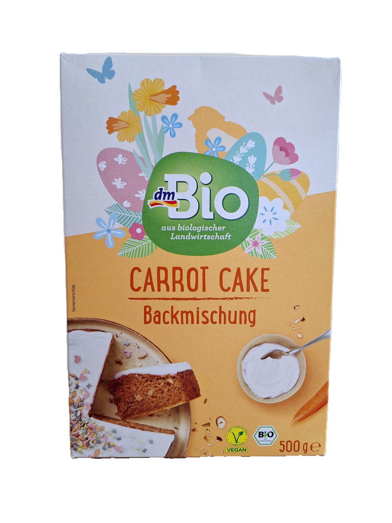 Worteltaart bakmix 500 g – DM Bio