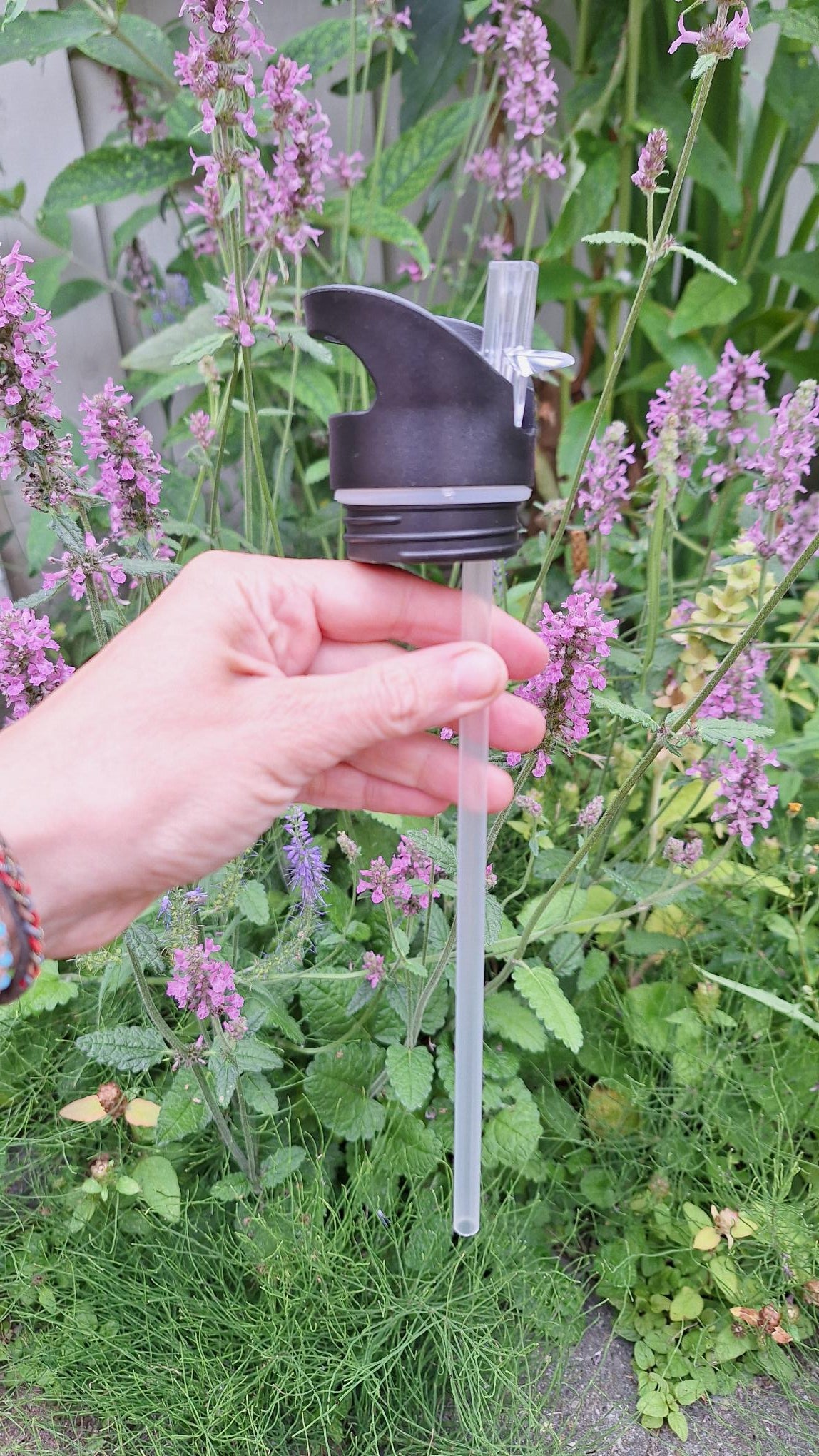 Bodhi Drinkfles RVS "Flower of Life" Petrol 700 ml - Bodynova