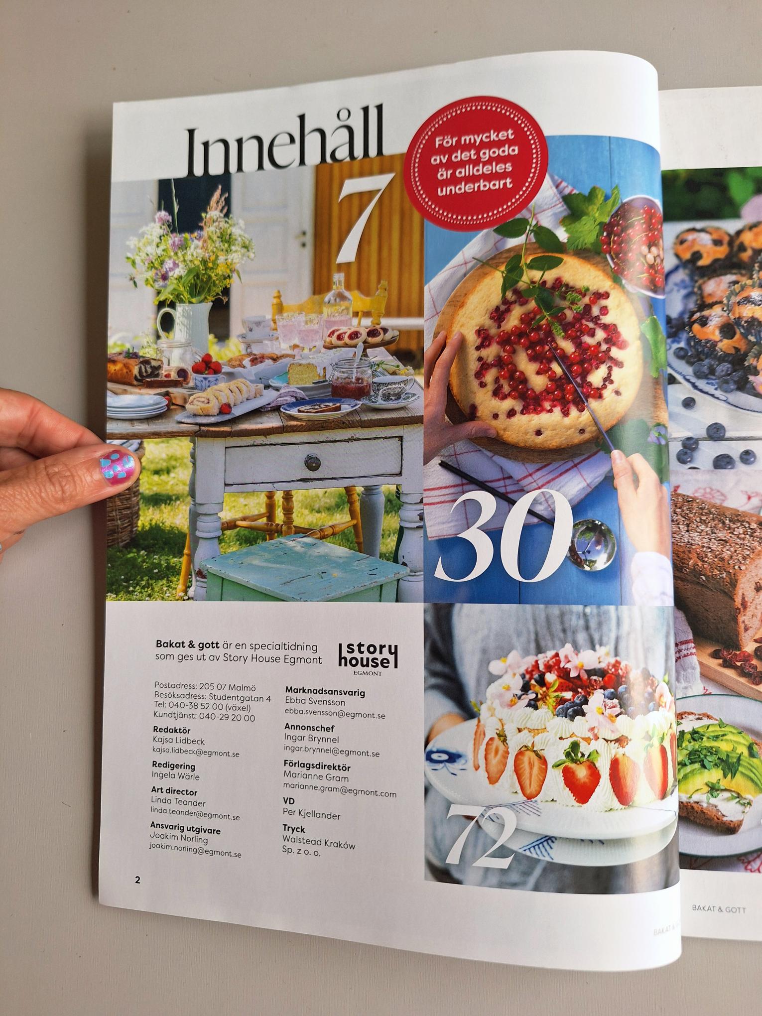 Bakat & Gott Magazine - Sommar - 2025