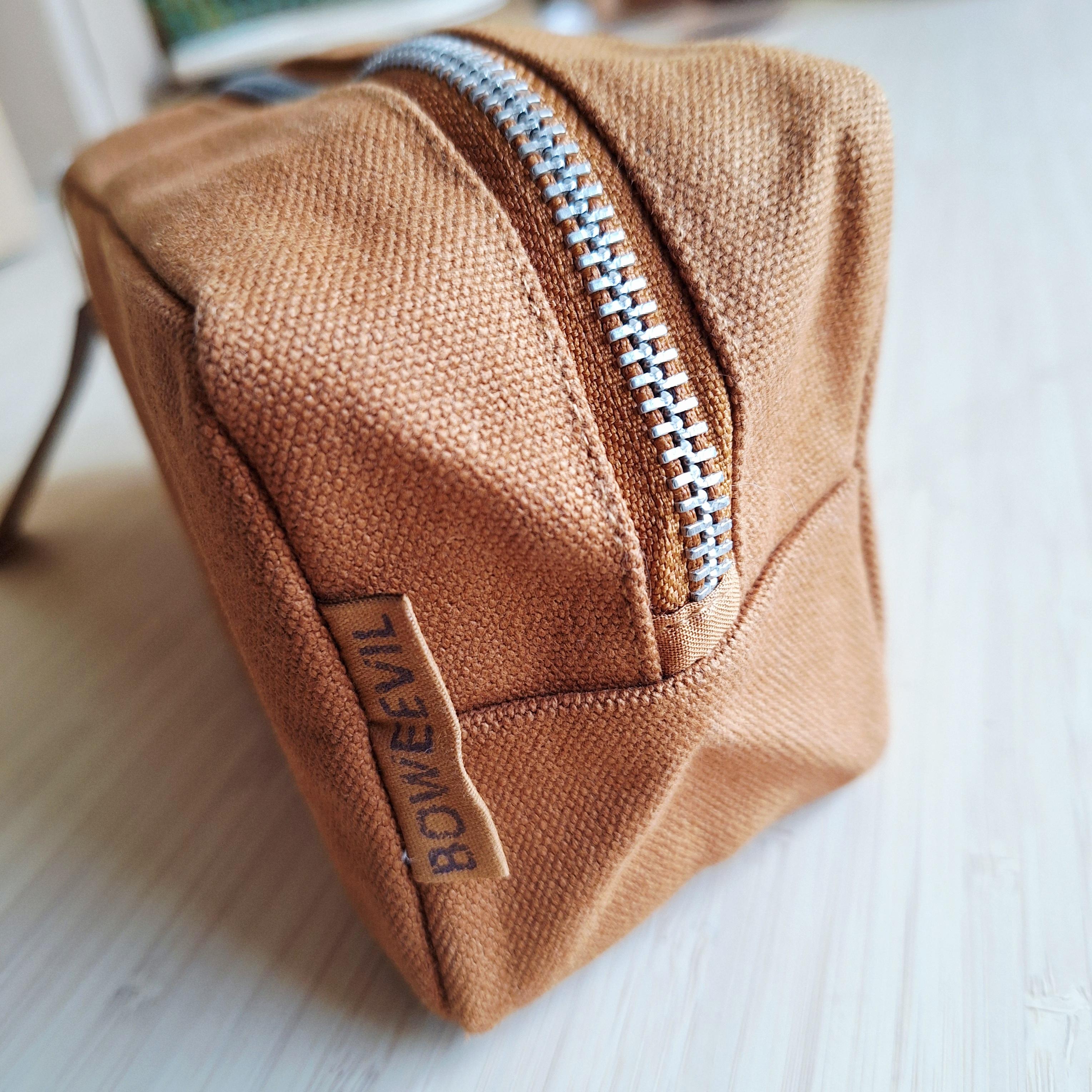 Toilettas / Etui Rechthoekig Camel - S – Bo Weevil