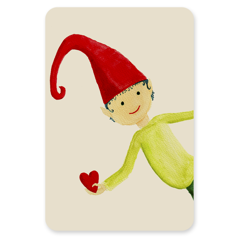 Postkaart Wichtelaartje - Silly Goose