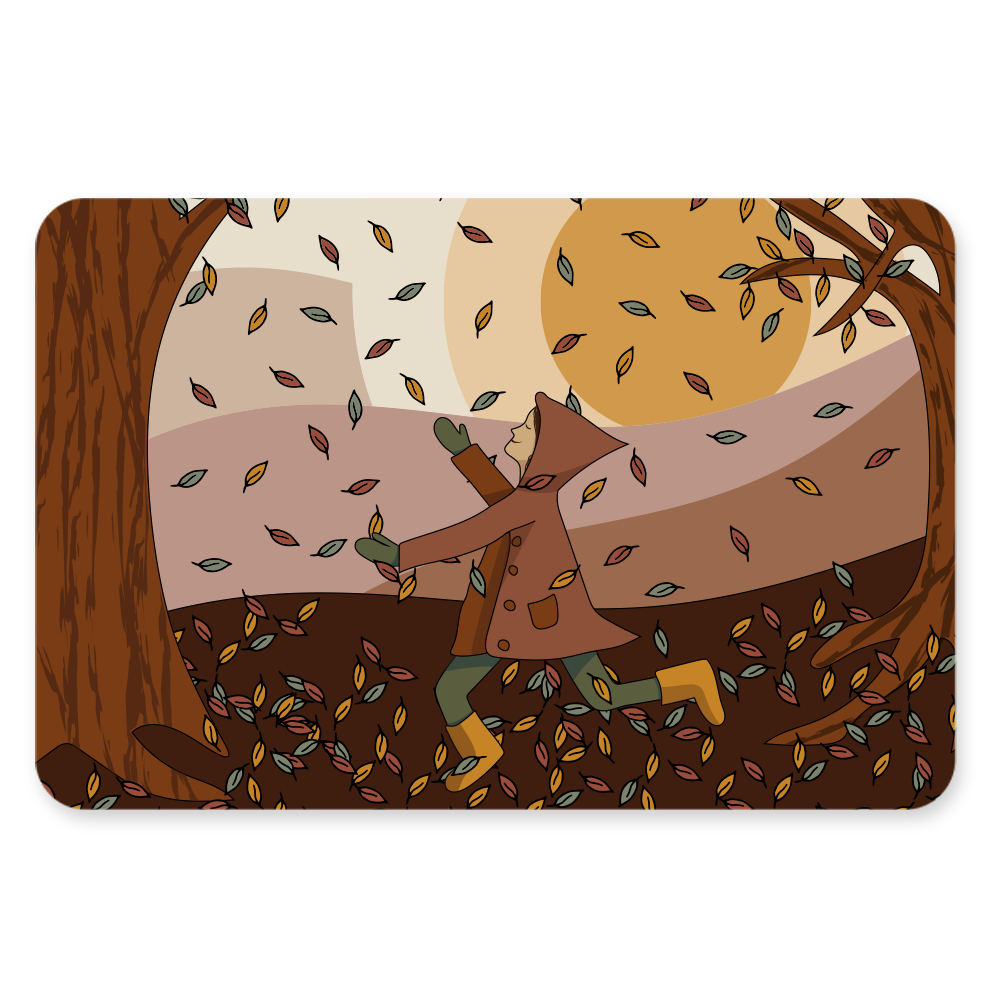 Postkaart Herfstpret - Silly Goose