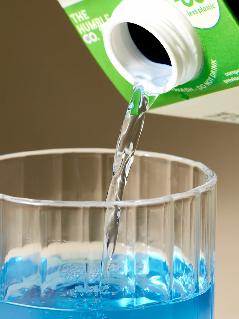 Mondwater Fresh Mint met fluoride - Humble Co.