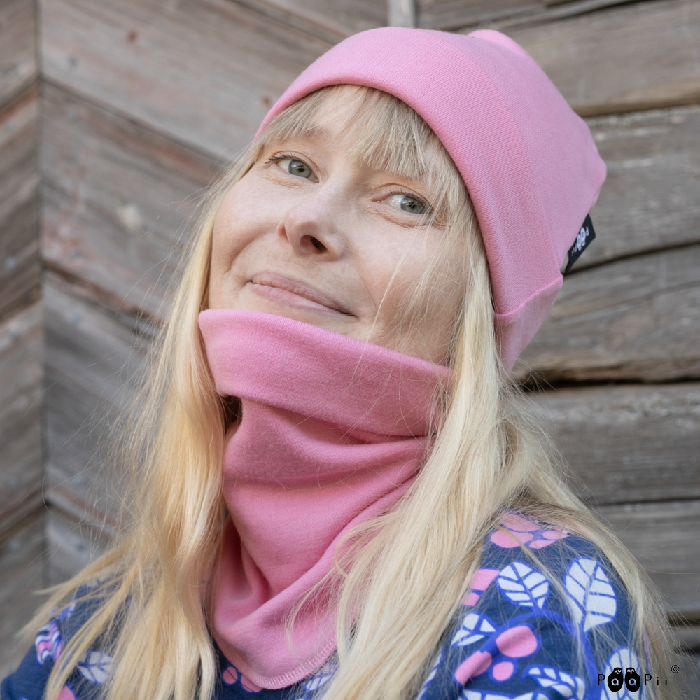 Sjaal / Tube Scarf 100% Merinowol Black – Paapii Design