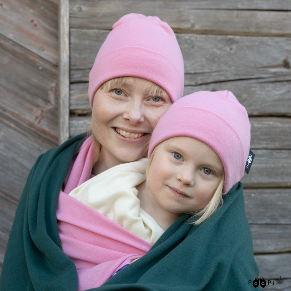 Sjaal / Scarf 100% Merinowol Dark Green – Paapii Design