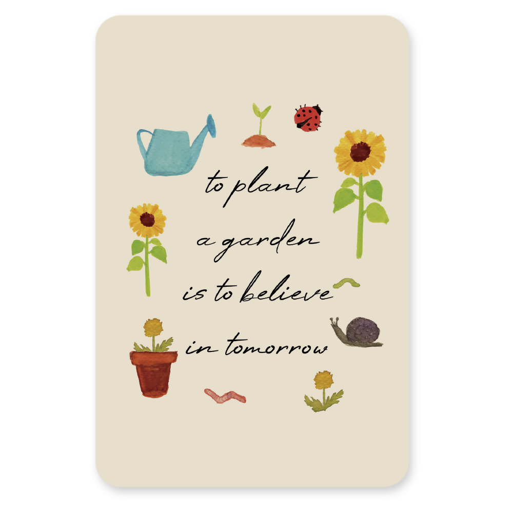 Postkaart To plant a garden - Silly Goose