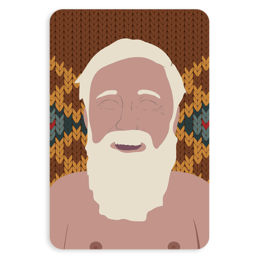 Postkaart Cold Outside - Silly Goose