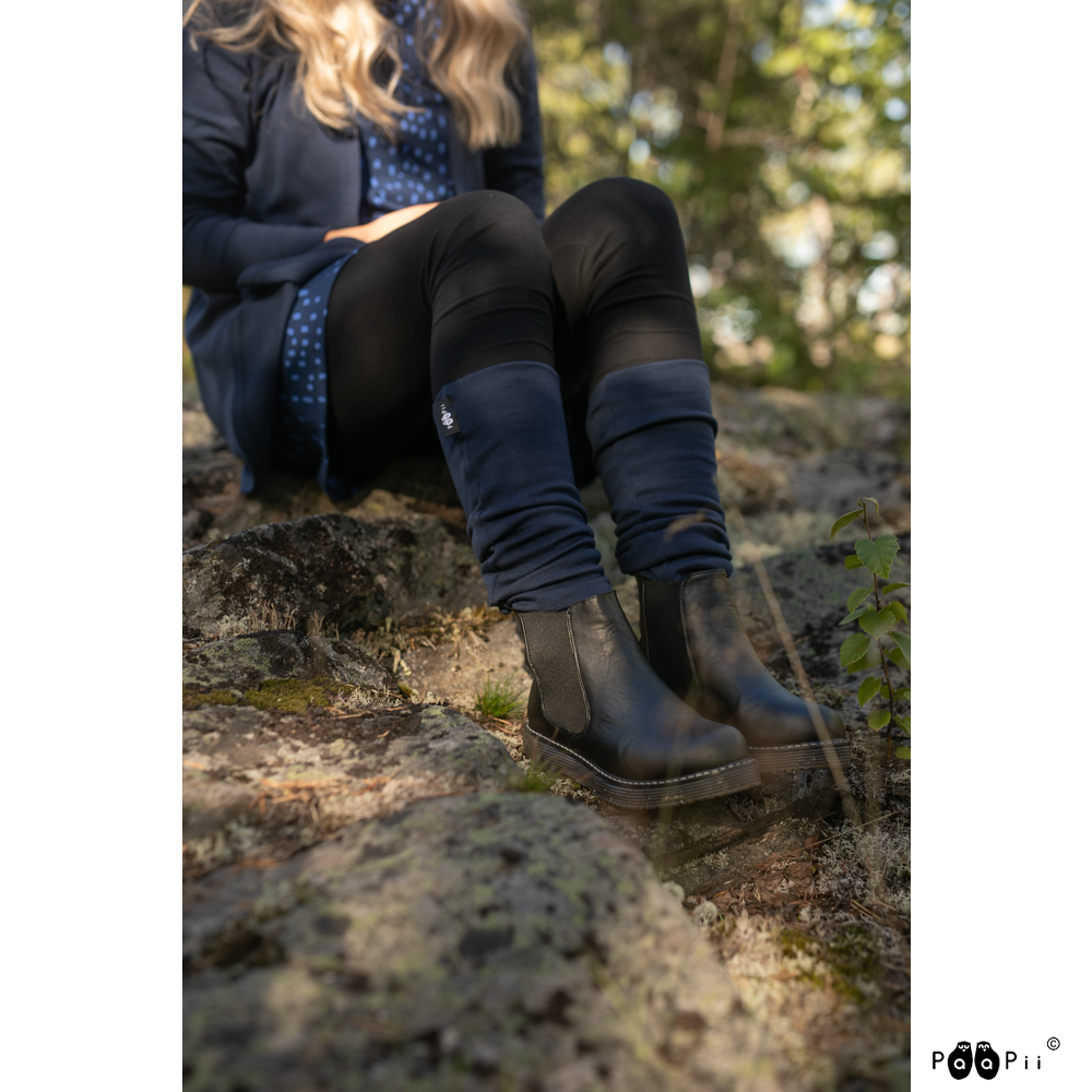 Beenwarmers / Leg Warmers 100% Merinowol Storm – Paapii Design