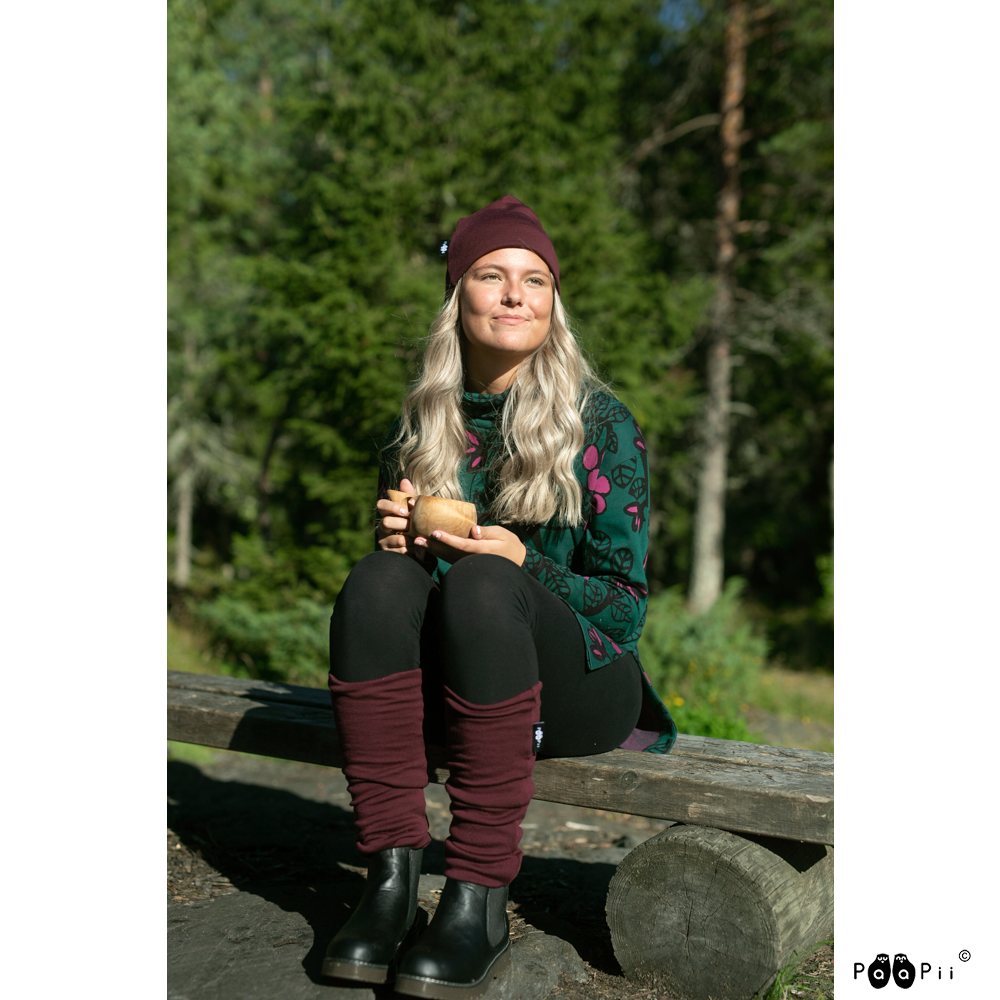 Beenwarmers / Leg Warmers 100% Merinowol Beetrooth – Paapii Design