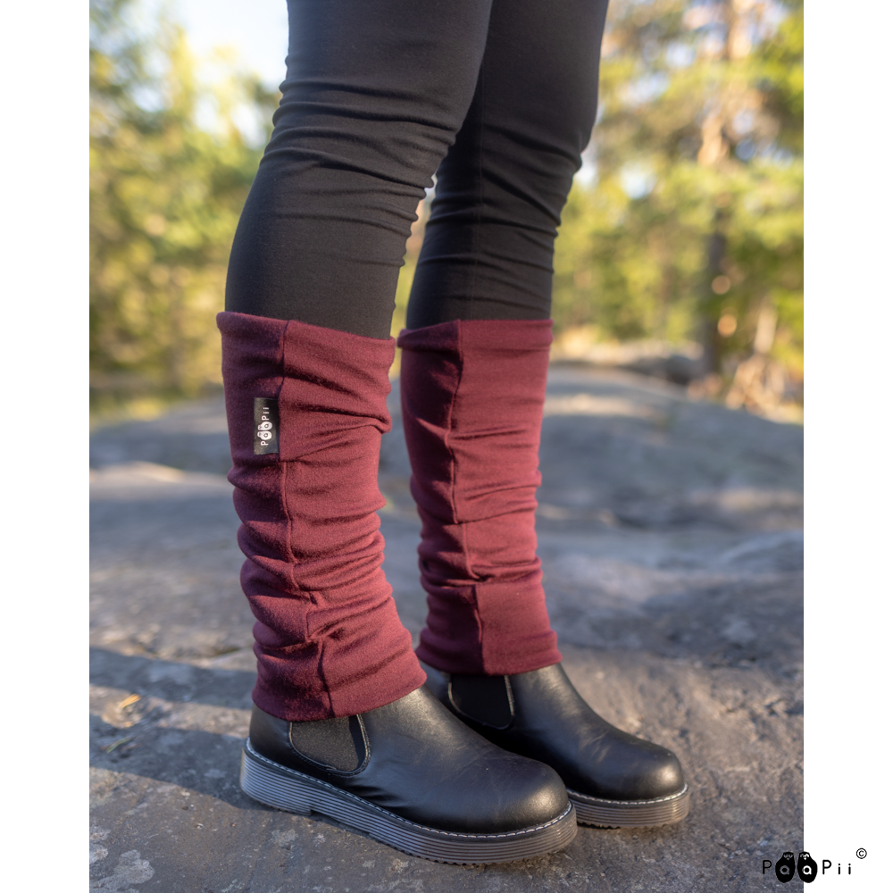 Beenwarmers / Leg Warmers 100% Merinowol Beetrooth – Paapii Design