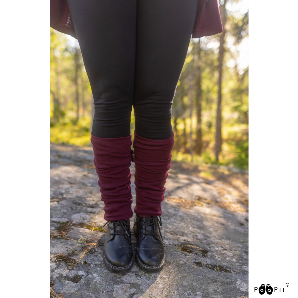 Beenwarmers / Leg Warmers 100% Merinowol Beetrooth – Paapii Design