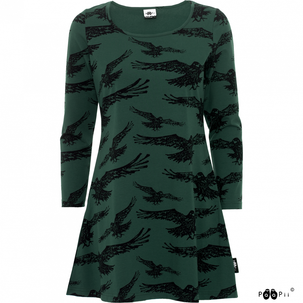 Tuniek SUMU Tunic Crow Dark Green S-XXXL - Paapii Design