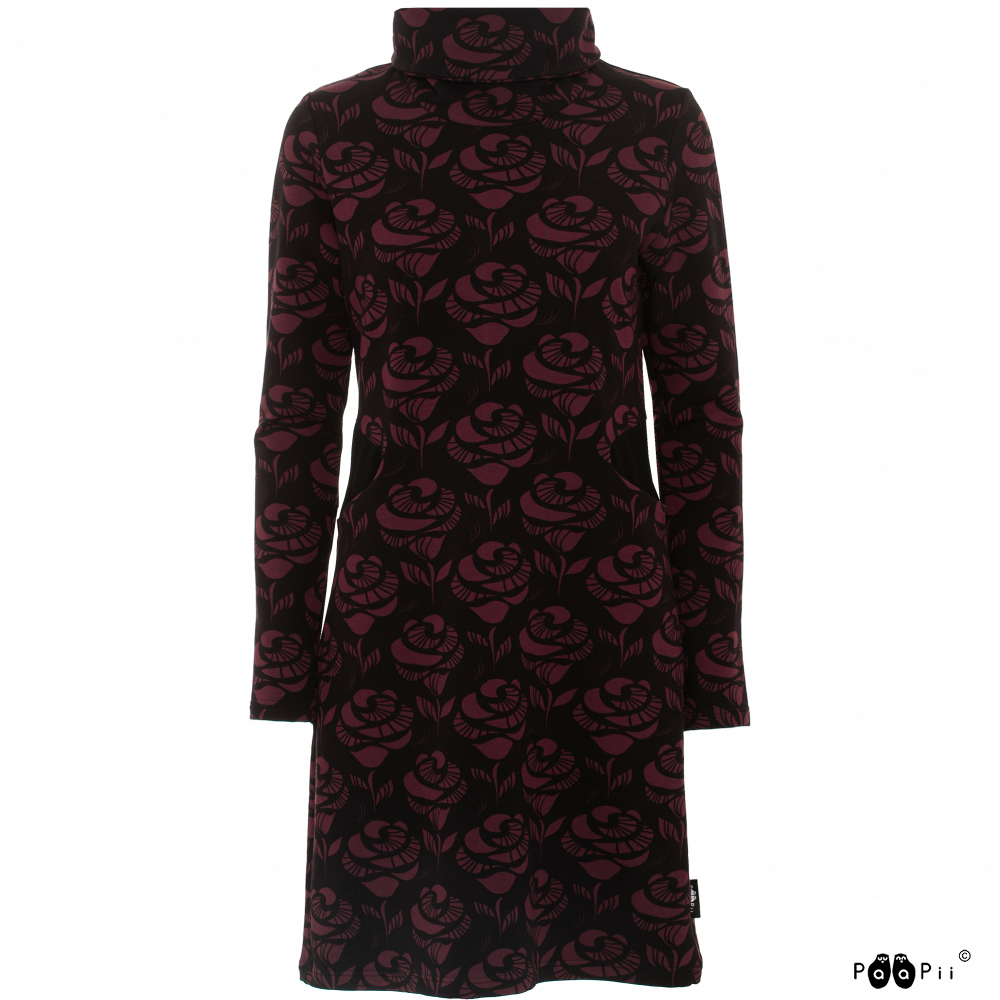 Jurk ROUTA knit dress Rose Beetroot S-XXXL - Paapii Design