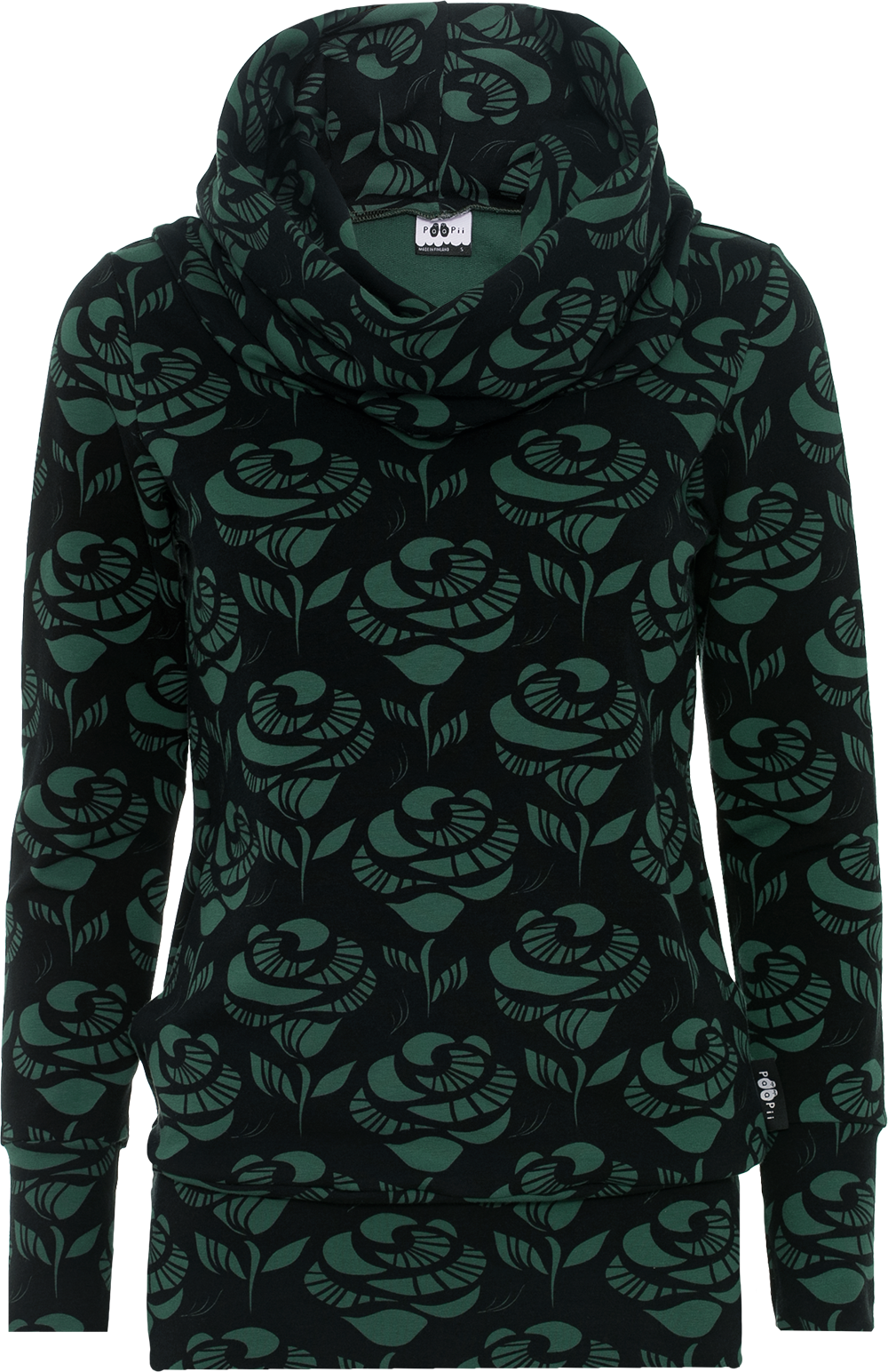 Sweater Halla Hoodie Dark Green S-XXXL - Paapii Design
