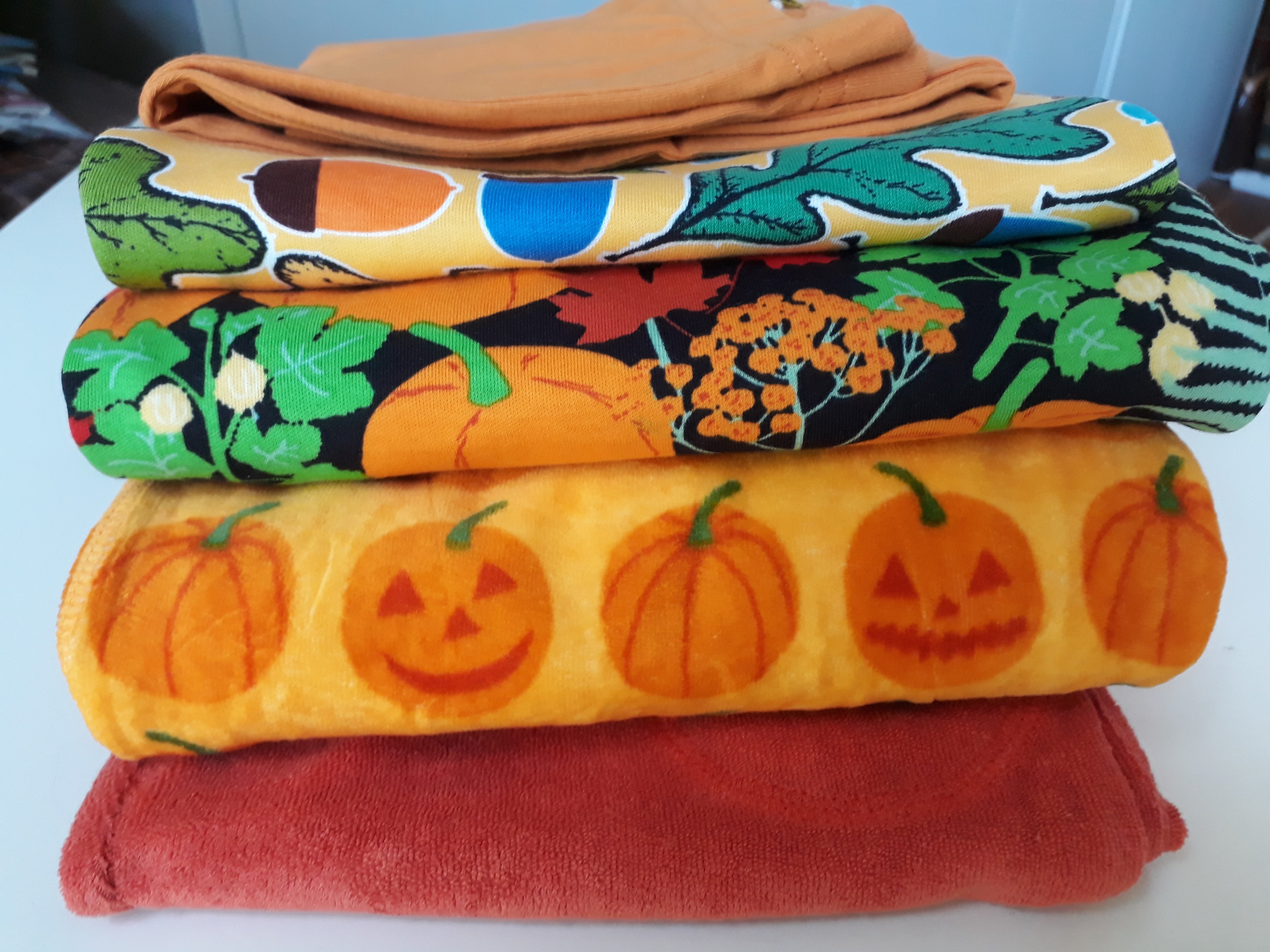 Adult Longsleeve Top Velour Pumpkin S t/m XL- Duns Sweden