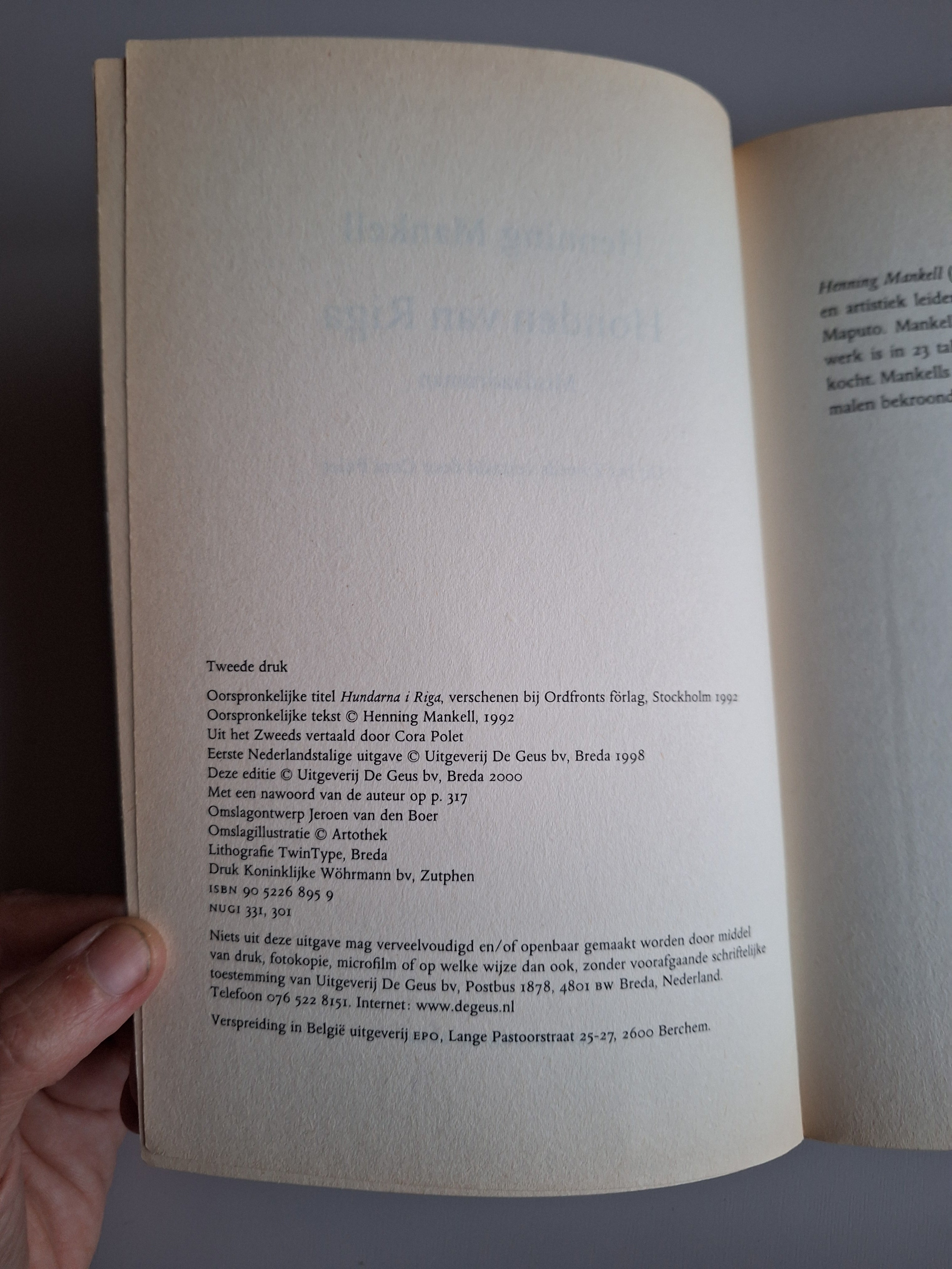 Honden van Riga - Henning Mankell - 2dehands gebruikt