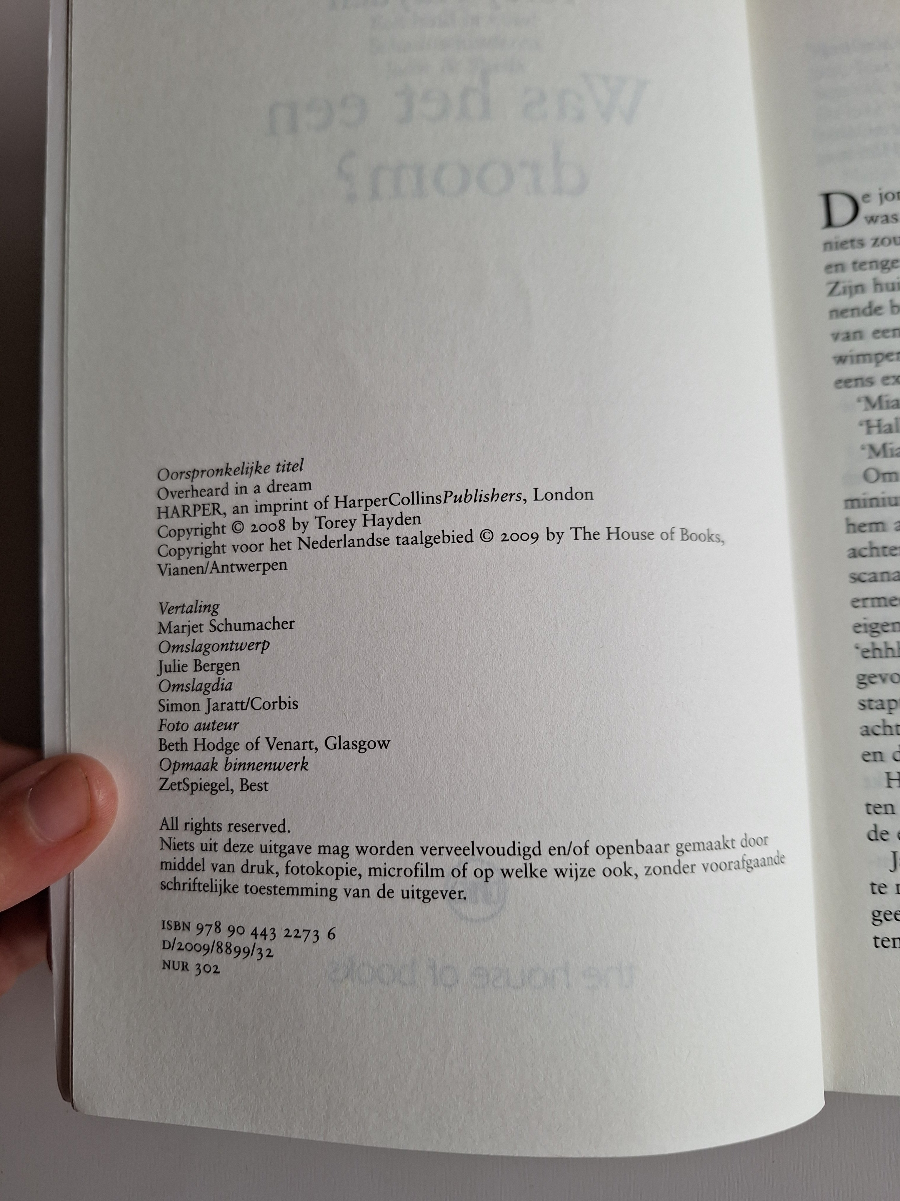 Was het een droom? - Torey Hayden - 2dehands gebruikt