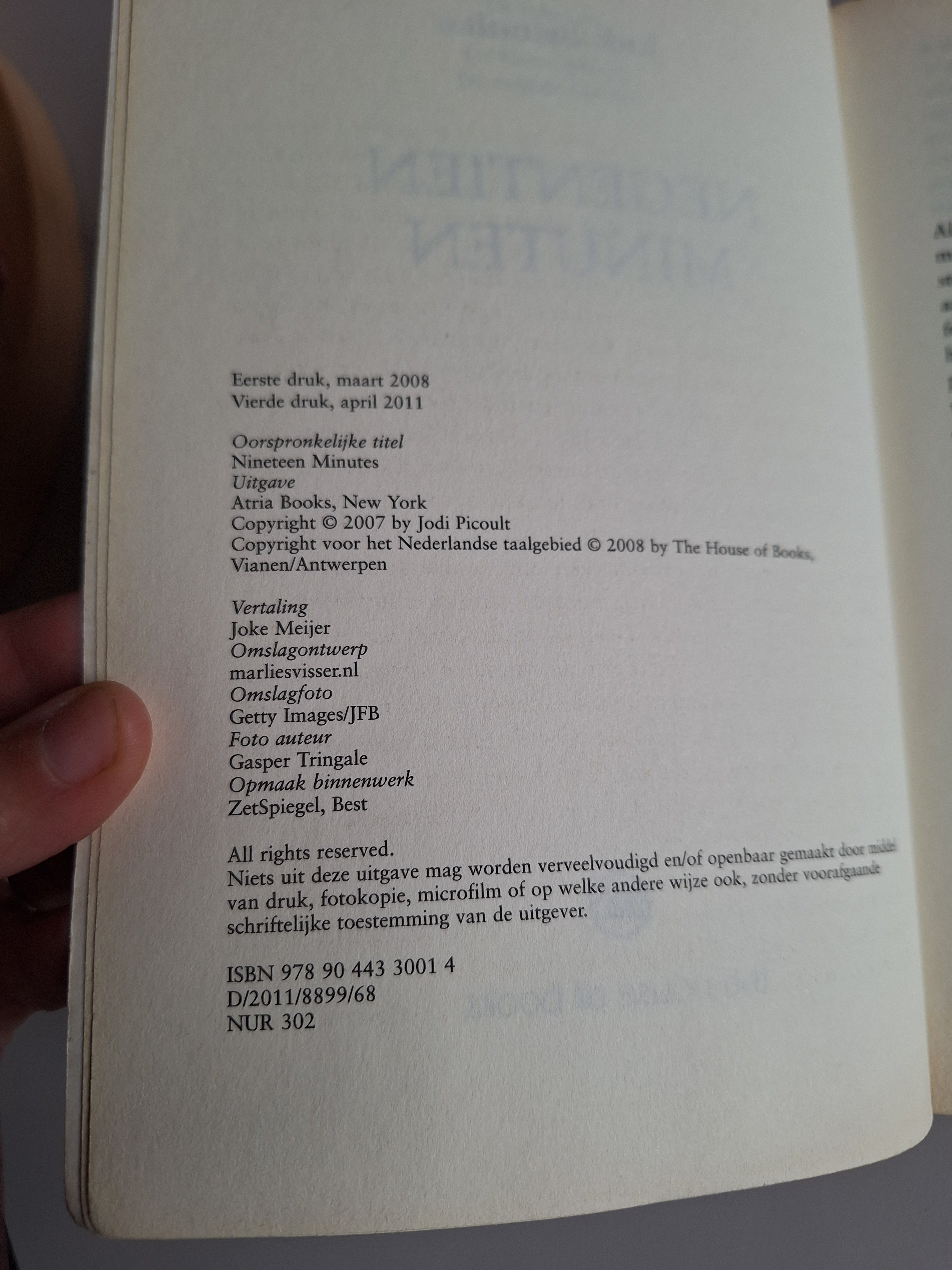 Negentien minuten - Jodi Picoult - 2dehands gebruikt