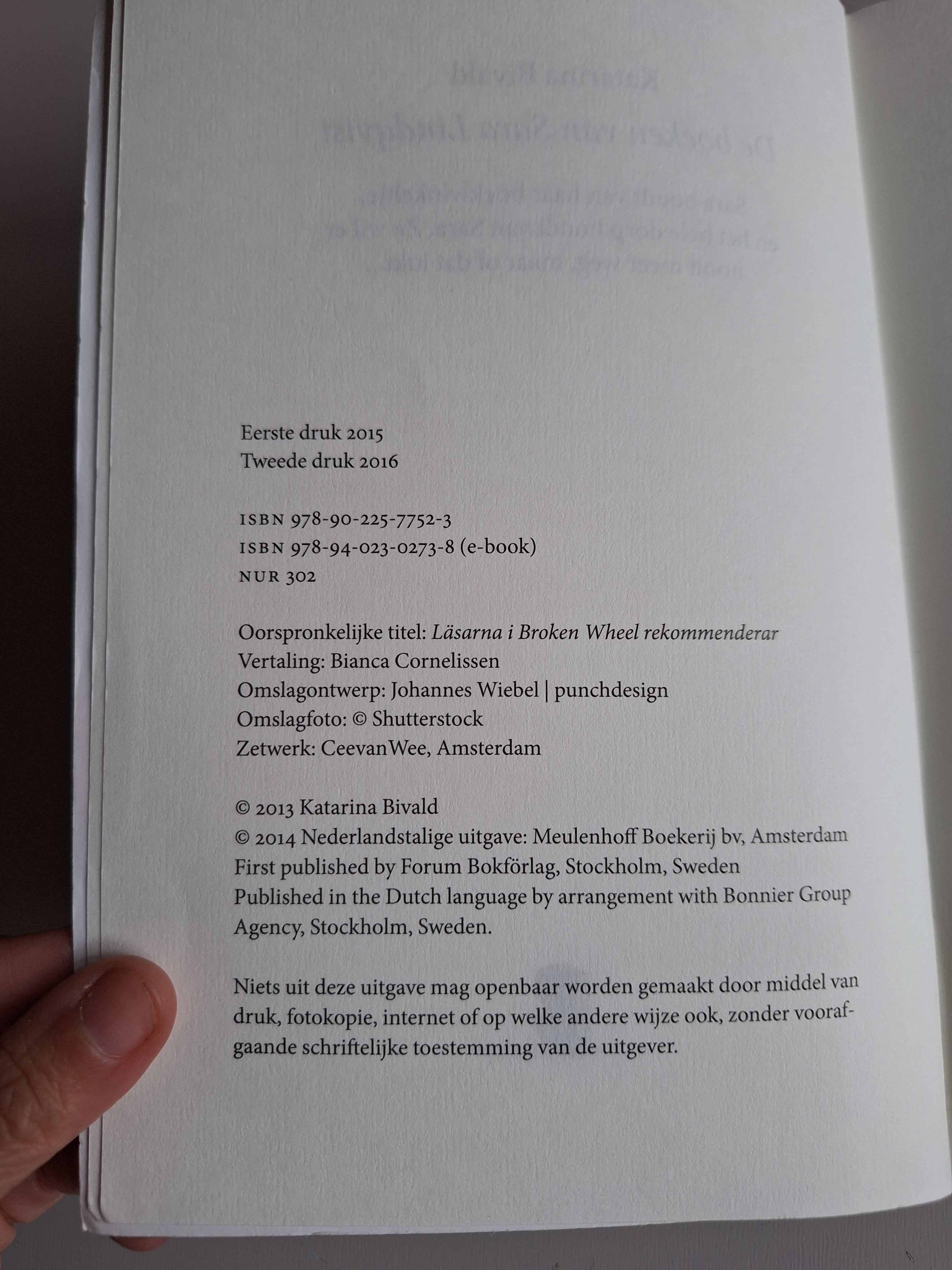 De boeken van Sara Lindqvist - Katarina Bivald - 2dehands gebruikt