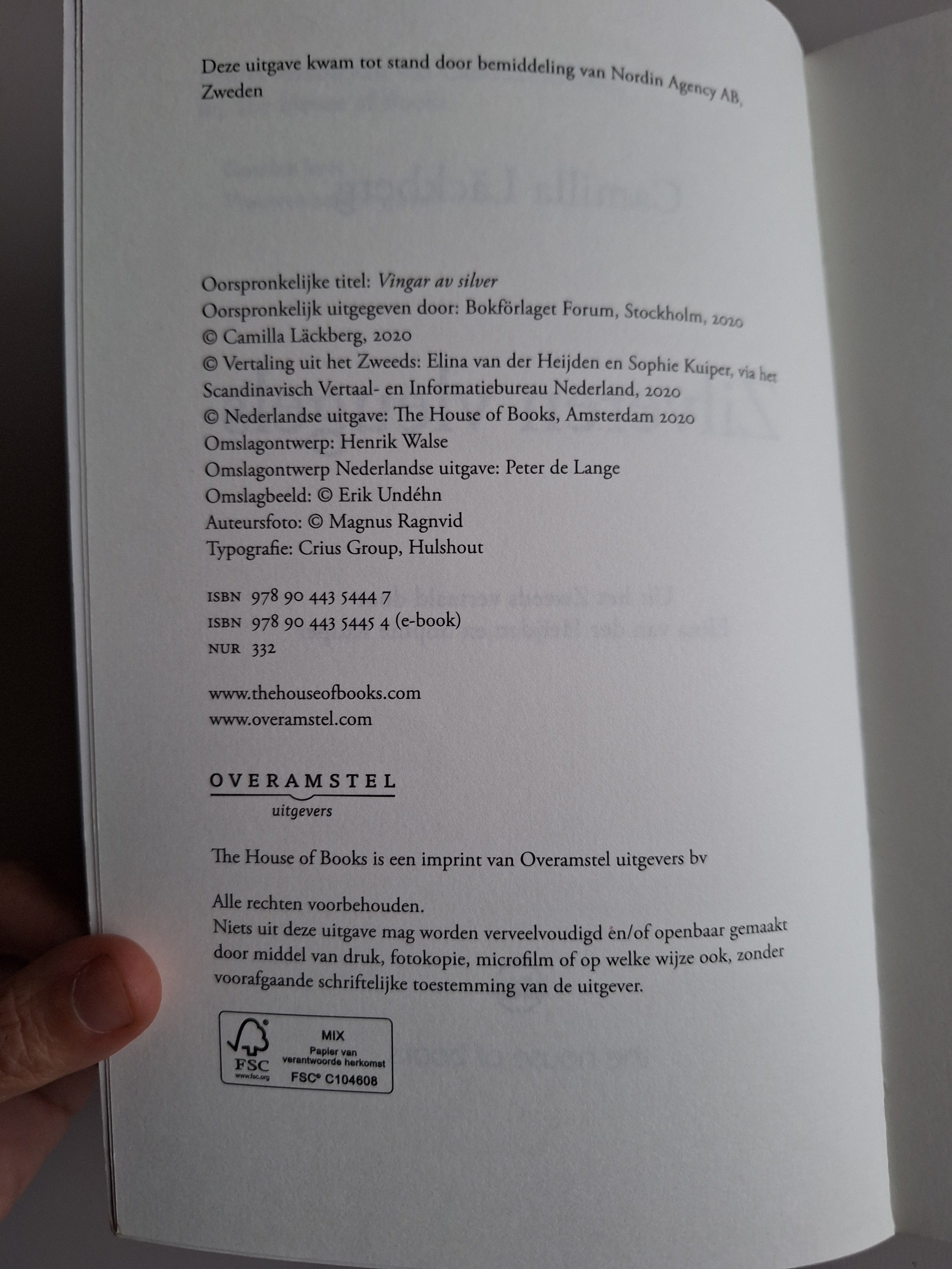 Zilveren vleugels - Camilla Läckberg - 2dehands gebruikt