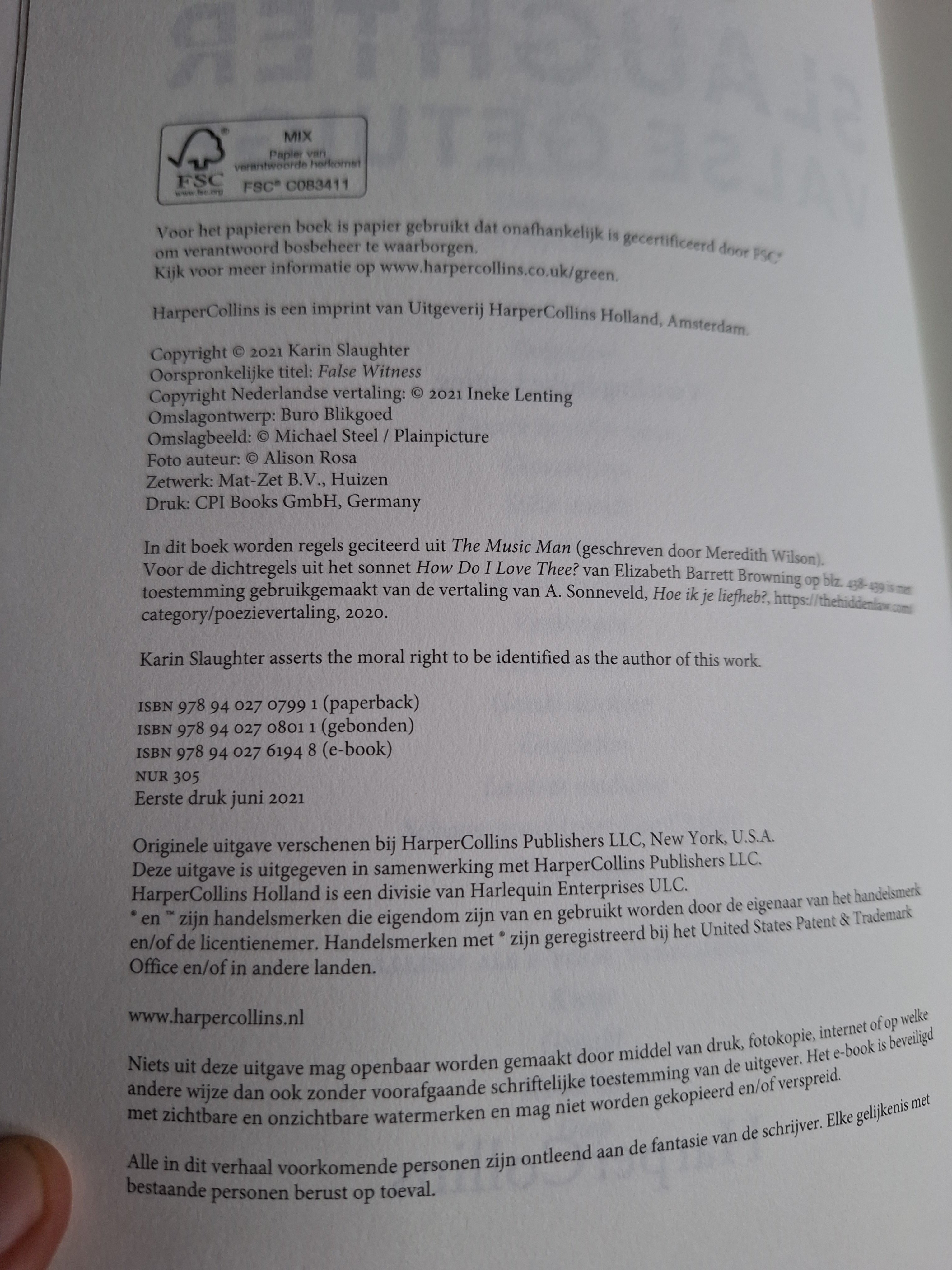 Valse getuige - Karin Slaughter - 2dehands gebruikt