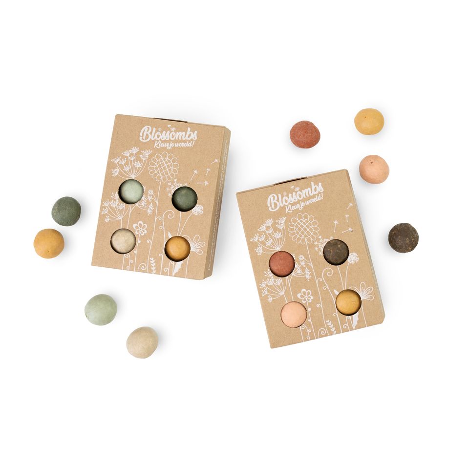 Zaadbommetjes Giftbox Mini 4 stuks - Blossombs