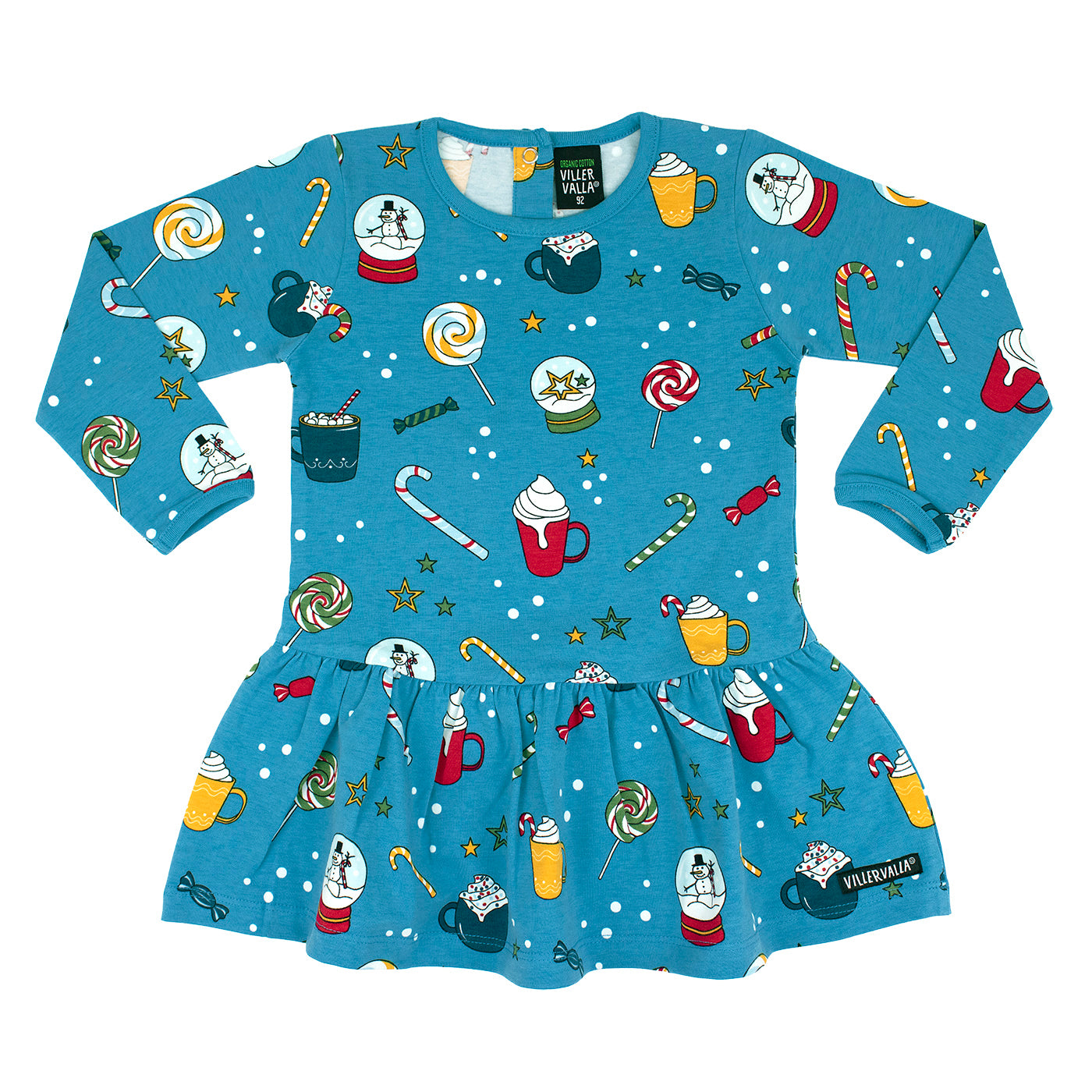 Jurk / Twirl Dress Winter Magic Sky - Villervalla