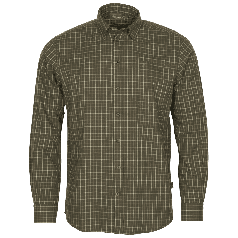 Blouse / Nydala Grouse Shirt – Men - Mossgreen - Pinewood