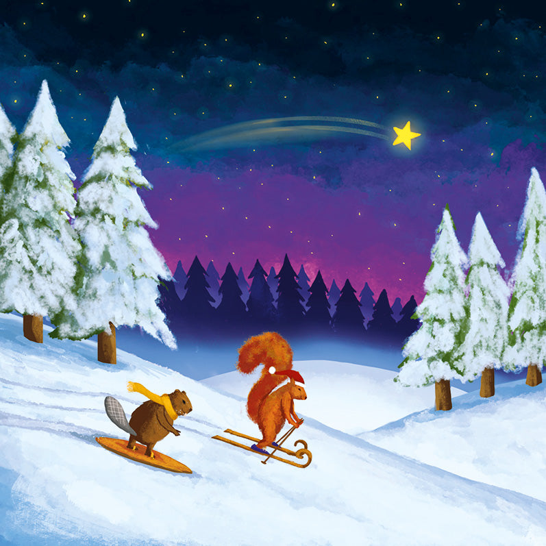 Lance 2024 S15 Kerstkaarten Set 5 verschillende stuks – Zintenz Organic Cards