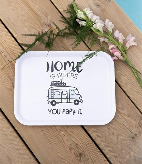 Dienblad / TRAY / Bricka Home is / Husbil 27x20 cm – Mellow Design
