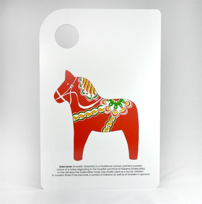 Snijplank Dala Horse – Mellow Design