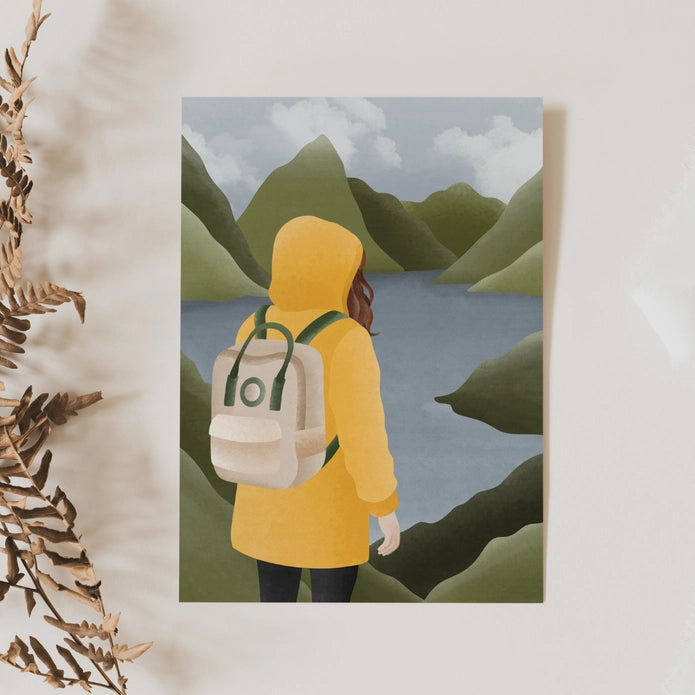 Ansichtkaart Fjorden Noorwegen – Tilda & Theo