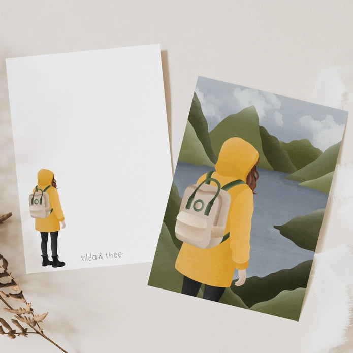 Ansichtkaart Fjorden Noorwegen – Tilda & Theo