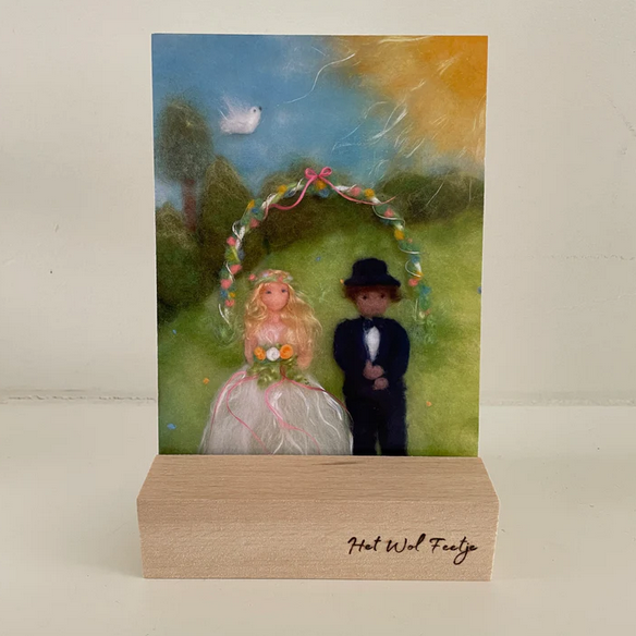 Ansichtkaart Lente / Zomer – Pinksterbruidje – Het Wol Feetje