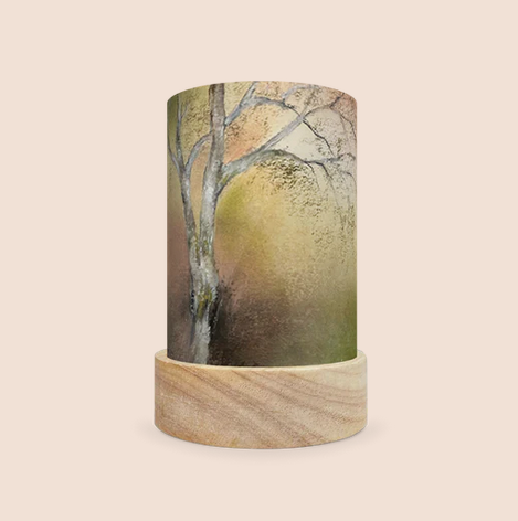 Lichtkaart Birch Tree Light Wish – Baukje Exler