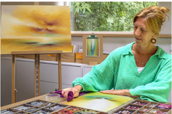 Kaart Het zonnebloemvrouwtje - Baukje Exler