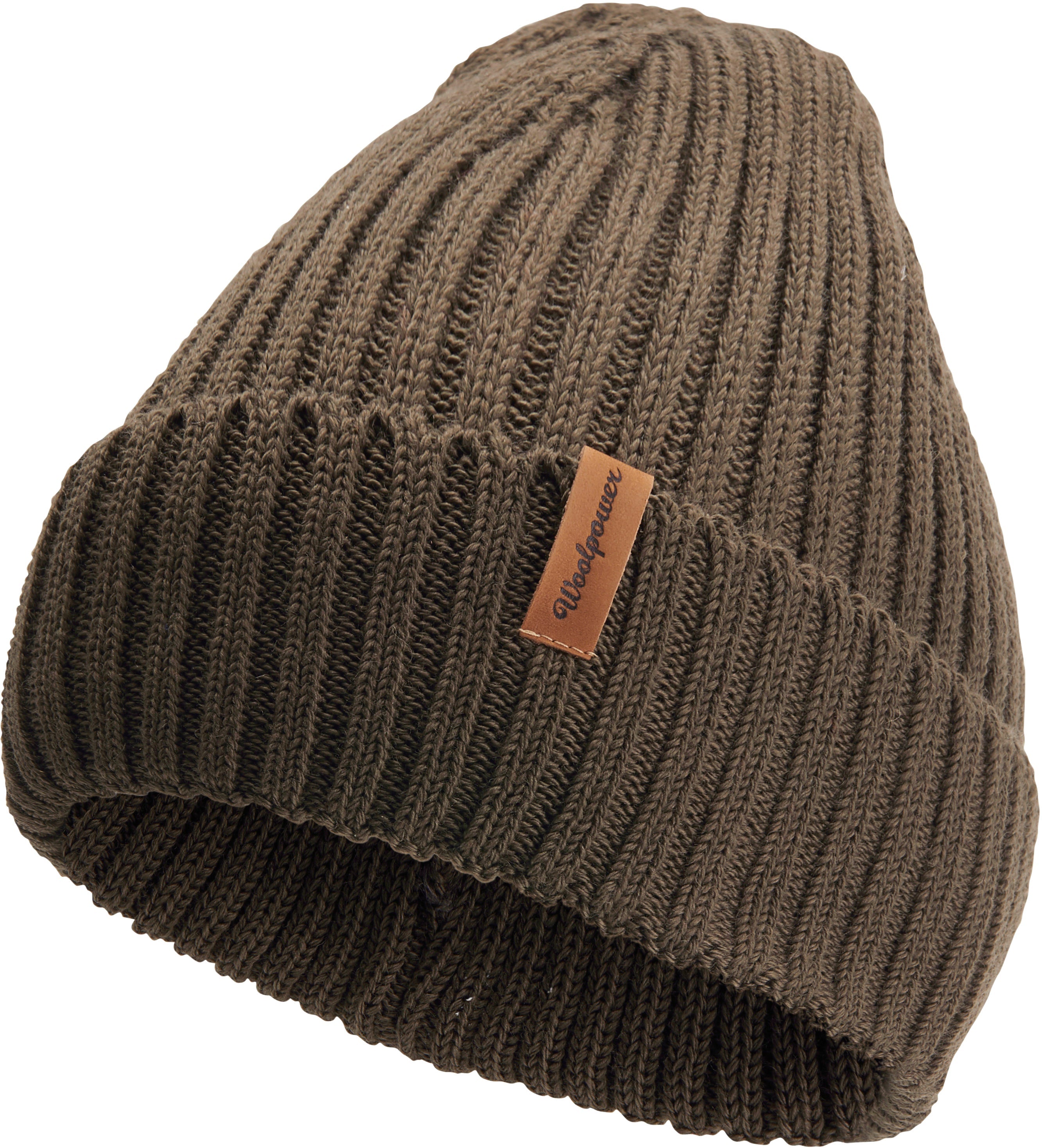 Muts / Beanie Rib Black - Woolpower