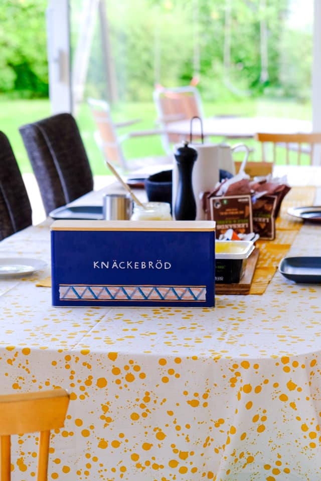 Blauw Rechthoek opberg blik Knäckebröd – Leksands Knäckebröd