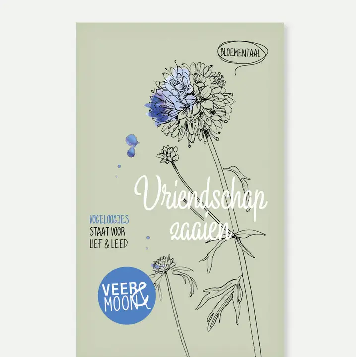 Bloemenzaden 'Vriendschap zaaien' met Vogeloogjes - Veer&Moon