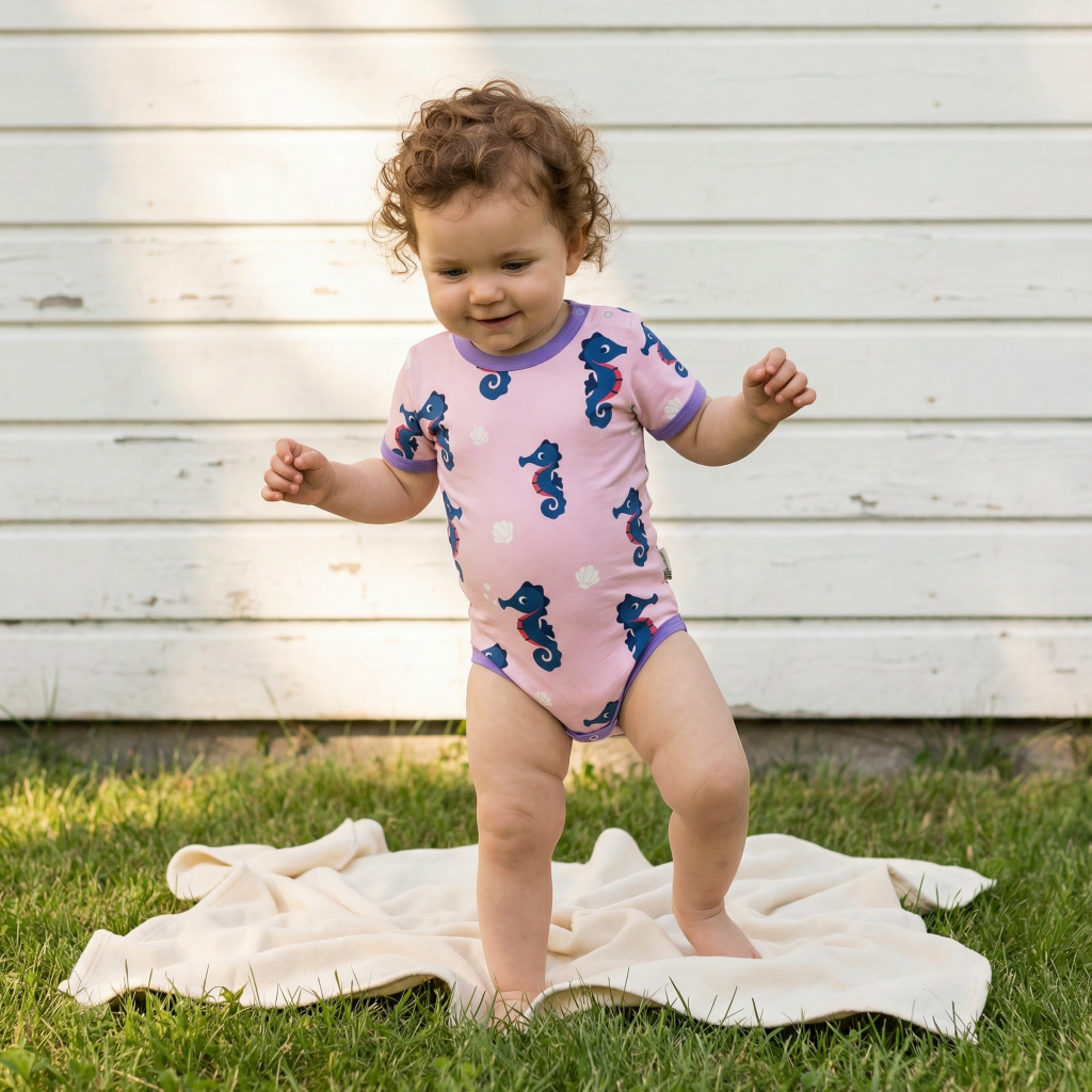 Romper / Body SS Seahorse - Maxomorra