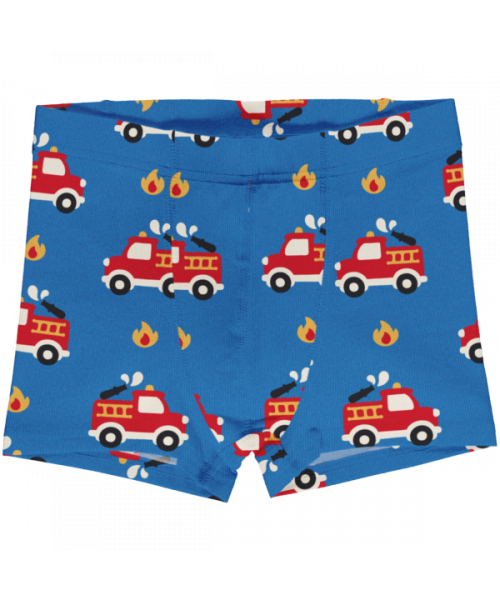 Boxershort Fire Truck Blue - Maxomorra