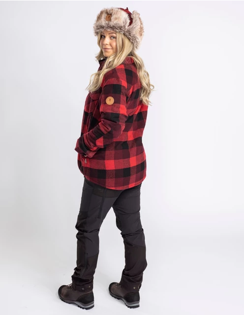 Shirt (Tussenjas) Canada Classic 2.0 met voering - Women - Red - Pinewood