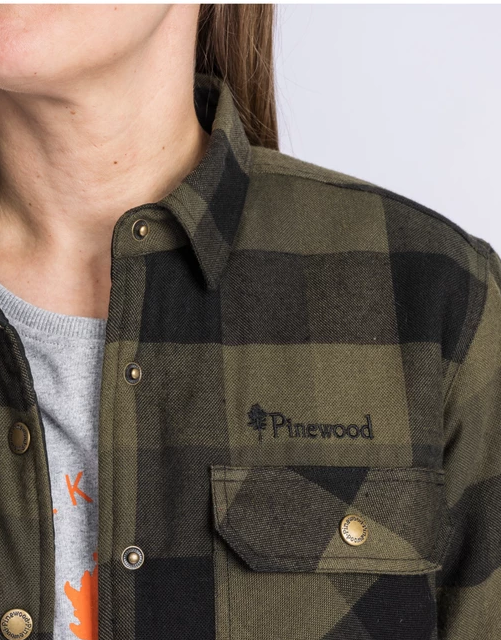 Shirt (Tussenjas) Canada Classic 2.0 met voering - Women - Green - Pinewood