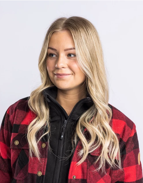 Shirt (Tussenjas) Canada Classic 2.0 met voering - Women - Red - Pinewood