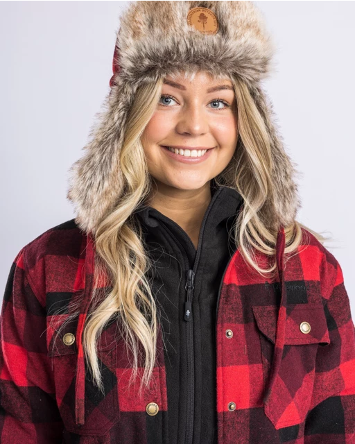 Shirt (Tussenjas) Canada Classic 2.0 met voering - Women - Red - Pinewood